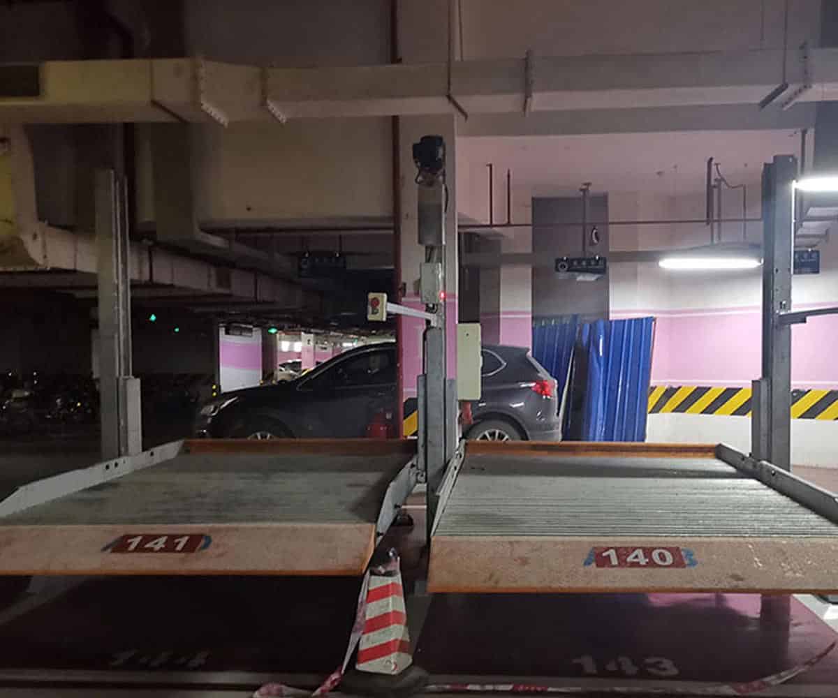 家用簡易升降立體停車庫過驗收